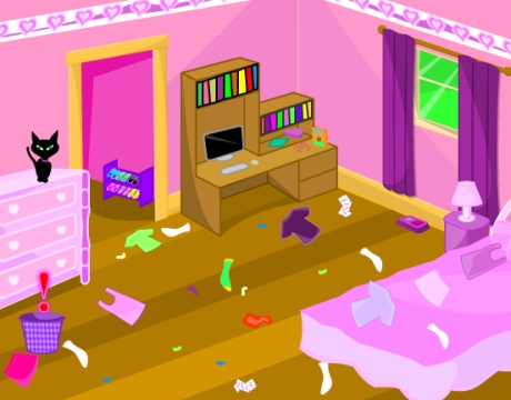 Гра Прибирання скрізь для дівчаток - грати онлайн безкоштовно