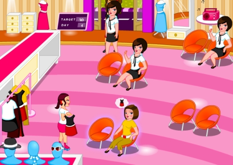 Гра Магазин одягу для дівчаток - грати онлайн безкоштовно
