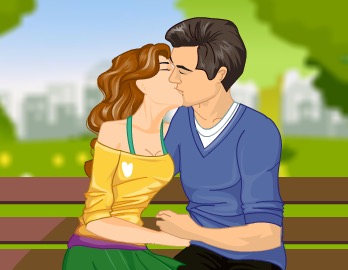 Гра Поцілунок в парку