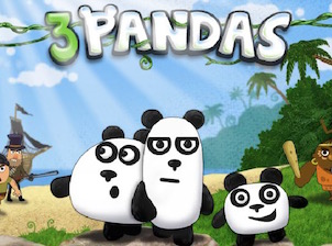 Гра Три панди