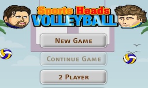 Гра Волейбол головами на двох - грати онлайн безкоштовно
