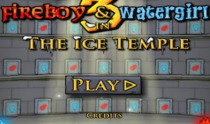 Гра Вогонь і Вода 3 в Крижаному Храмі - грати онлайн безкоштовно