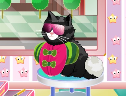 Гра Говорящий кот Том 7: одевалка
