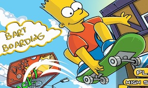 Гра Сімпсони 3: Барт на скейтборді