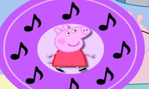 Гра Свинка Пеппа повторює мелодію