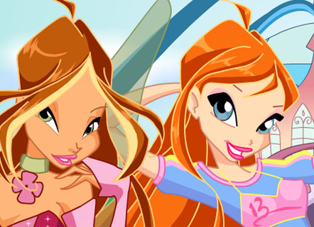 Гра Винкс на двох для дівчаток - грати онлайн безкоштовно