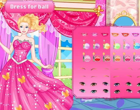 Гра Барбі: макіяж і одевалка для дівчаток - грати онлайн безкоштовно