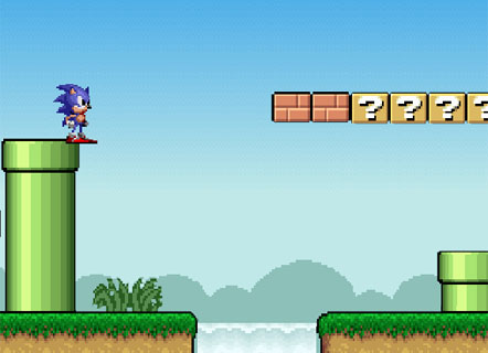 Гра Sonic в Маріо світі