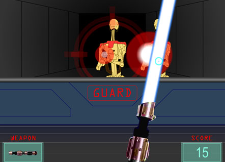 Гра Битва лазерним мечем із Зоряних воєн