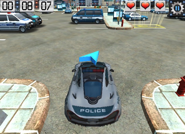 Гра 3D парковка на поліцейської станції